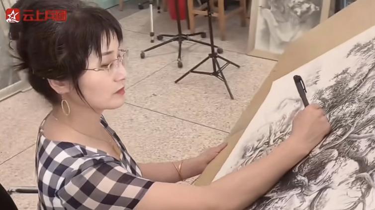 【丁晓辉】钢笔画笔端的屯垦岁月 ——丁晓辉的艺术与教育人生