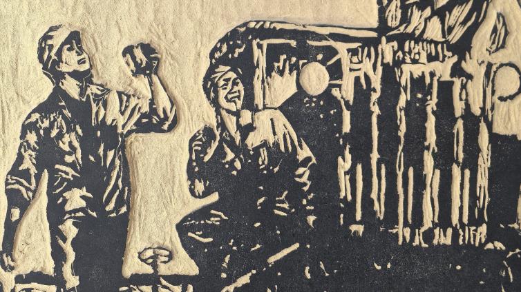 【景璇版画工作坊】深耕兵团红色文化 打造版画育人课堂