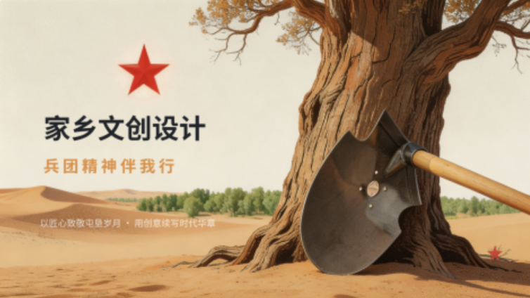 国家课程第一课堂 《家乡文创设计·兵团精神伴我行》