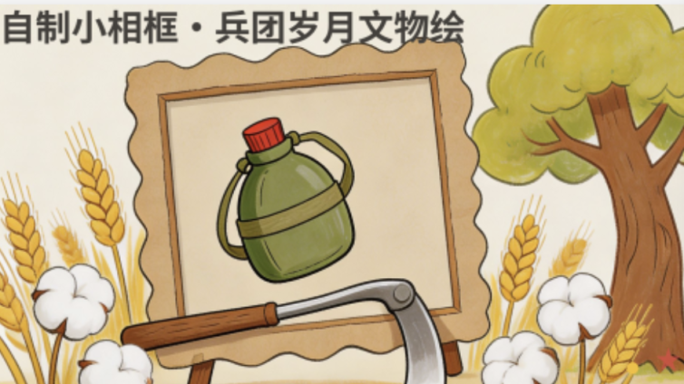 国家课程第一课堂 《*小相框·兵团岁月文物绘》